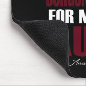 私の衣服ブルゴーニュ叔母のための私の脳動脈瘤アワレネ マウスパッド (コーナー)