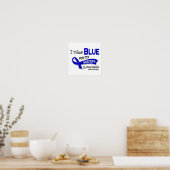 私の衣服ブルーおじいちゃん42結腸がん ポスター (キッチン)