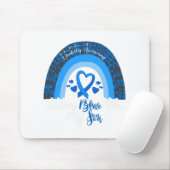 私の衣服ブルーのための息子の糖尿病認識度月儀 マウスパッド (マウス)