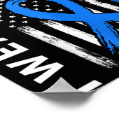 私の衣服ブルーのための私の弟の糖尿病認識度Shir ポスター (角)