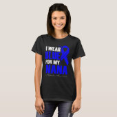 私の衣服ブルーのための私のNana脱毛羽 Tシャツ (正面フル)