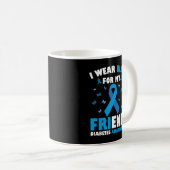 私の衣服ブルーフォーマイフレンドディキュア認識度 コーヒーマグカップ (正面右)