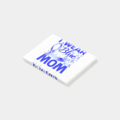 私の衣服ブルー私の母の結腸がん認識度 ポストイット (アングル)