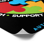 私の衣服ブルー私の甥の自閉症A ポスター (角)