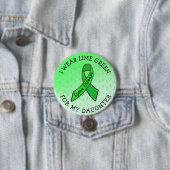 私の衣服ライムグリーン私の娘ライムボタン 缶バッジ (インサイチュ)