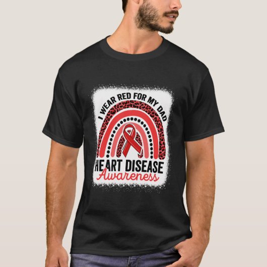 私の衣服先天性ハート病Awaのために赤 Tシャツ (正面)