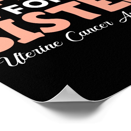 私の衣服桃は私の妹の子宮がんアワレ ポスター (角)