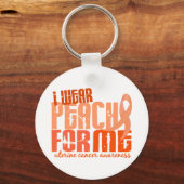 私の衣服桃6.4子宮がん キーホルダー (正面)