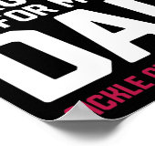 私の衣服用ブルゴーニュパパ鎌状赤血球貧血アワル ポスター (角)