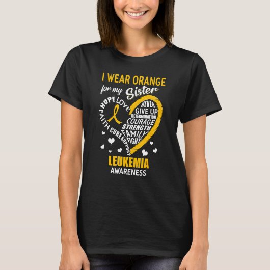 私の衣服白血病の認識度 Tシャツ (正面)