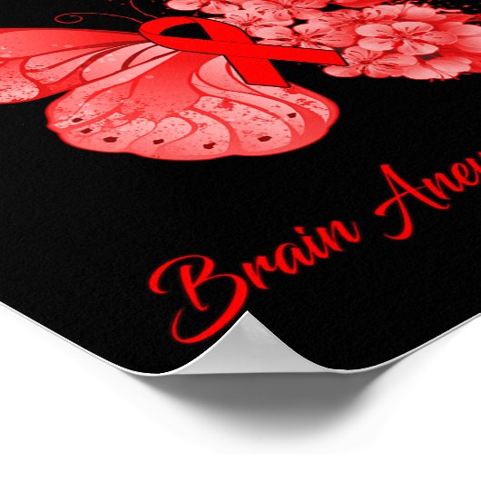 私の衣服赤は私の妹の脳動脈瘤認識度 ポスター (角)