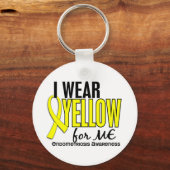 私の衣服黄色10子宮内膜症 キーホルダー (正面)