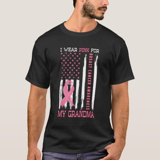 私の衣服Kおばあちゃんの乳がん認識度 Tシャツ (正面)
