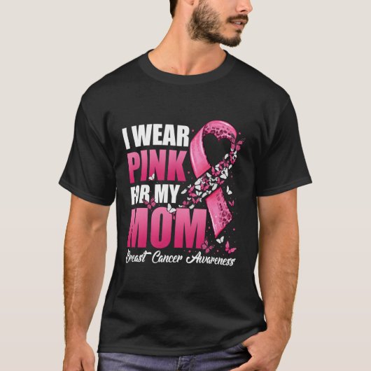 私の衣服K母の乳がん認識度バター Tシャツ (正面)
