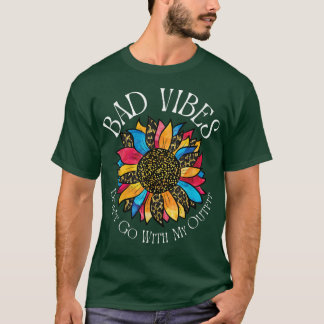 私の衣装と悪い雰囲気は行かないレトロレオパード蘇 Tシャツ