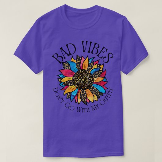 私の衣装と悪い雰囲気は行かないレトロレオパード蘇 Tシャツ (デザイン正面)