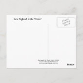 私の裏庭に – ニューイングランドのはがき ポストカード (裏面)