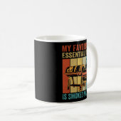 私の要お気に入りの素油は燻製肉グリラー コーヒーマグカップ (正面右)