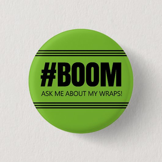 私の覆いについて私に尋ねて下さい-それは働きます! 全体的 缶バッジ (正面)