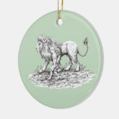 私の見えない仲間 セラミックオーナメント (左)