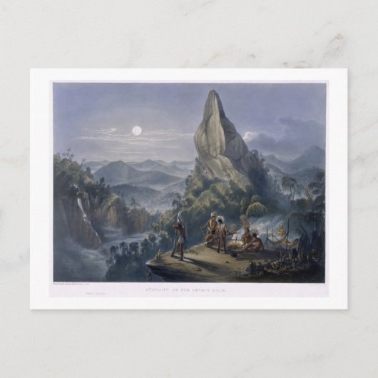 『私の見る景色』から、アタライプまたは悪魔の岩 ポストカード (正面)
