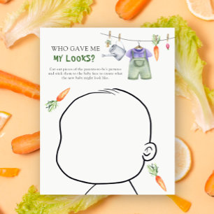 私の見与えた目は誰かVEGGIE赤ん坊シャワーのゲーム