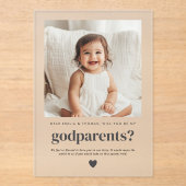 私の親写真提案を頼む アクリル招待状 (正面)