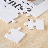 私の親写真提案を頼む ジグソーパズル (側面)