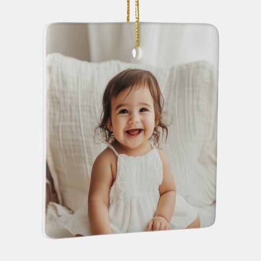 私の親写真提案を頼む セラミックオーナメント (右)