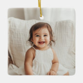 私の親写真提案を頼む セラミックオーナメント (正面)