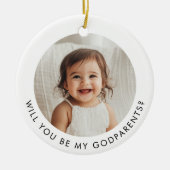 私の親写真提案を頼む セラミックオーナメント (正面)