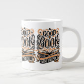 私の親友である書道のデザインは良い本だ ジャンボコーヒーマグカップ (右)