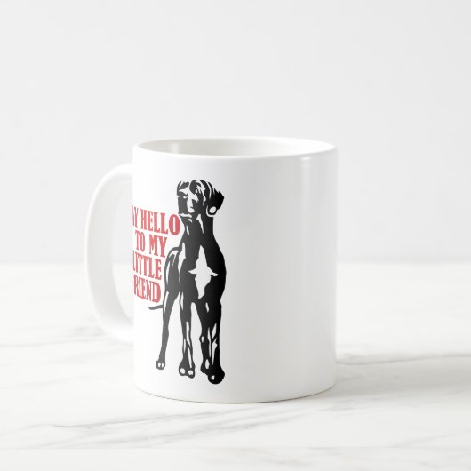 私の親友によろしくと言う コーヒーマグカップ (正面左)