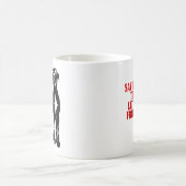 私の親友によろしくと言う コーヒーマグカップ (中央)