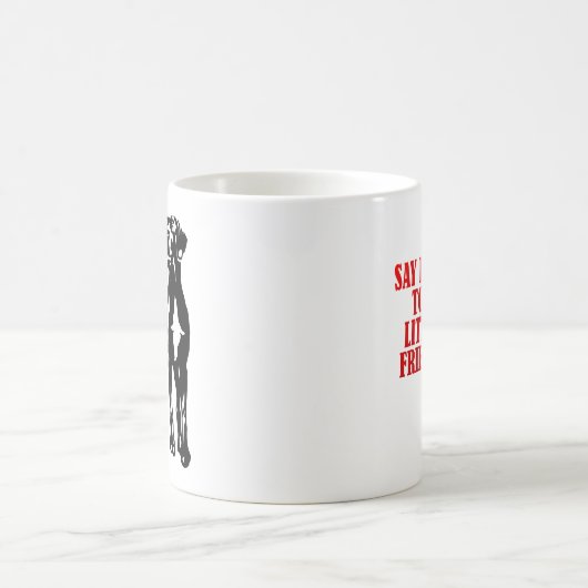 私の親友によろしくと言う コーヒーマグカップ (中央)