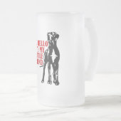 私の親友によろしくと言う フロストグラスビールジョッキ (正面右)