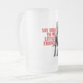 私の親友によろしくと言う フロストグラスビールジョッキ (正面左)