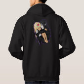 私の親友のフード付きスウェットシャツ パーカ (裏面)