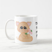 私の親友のマグがあることをありがとう コーヒーマグカップ (左)