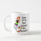 私の親友の何人か人魚です コーヒーマグカップ (左)