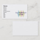 私の親友の何人か観光客です 名刺 (正面/裏面)