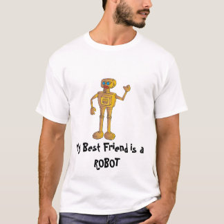 私の親友はロボットです Tシャツ