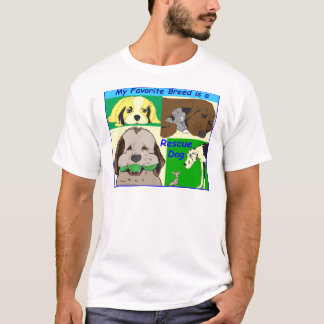 私の親友は救助犬です Tシャツ