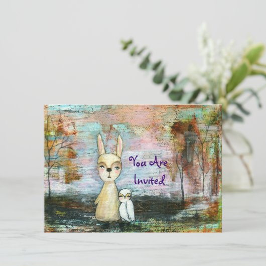 私の親友招待されられた元の絵画です 招待状 (スタンド正面)