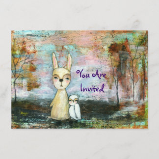 私の親友招待されられた元の絵画です 招待状