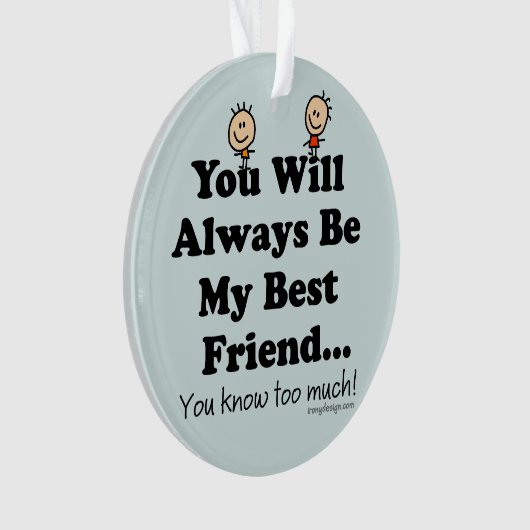 私の親友 オーナメント (正面)