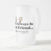 私の親友 フロストグラスビールジョッキ (正面右)