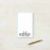 私の親友 ポストイット (デスク上)