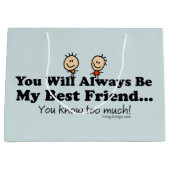 私の親友 ラージペーパーバッグ (正面)