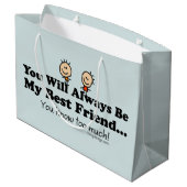 私の親友 ラージペーパーバッグ (裏面アングル)